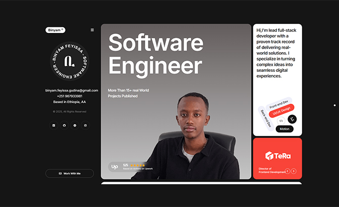 Binyam's Personal Portfolio